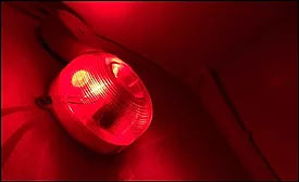 red emergency light