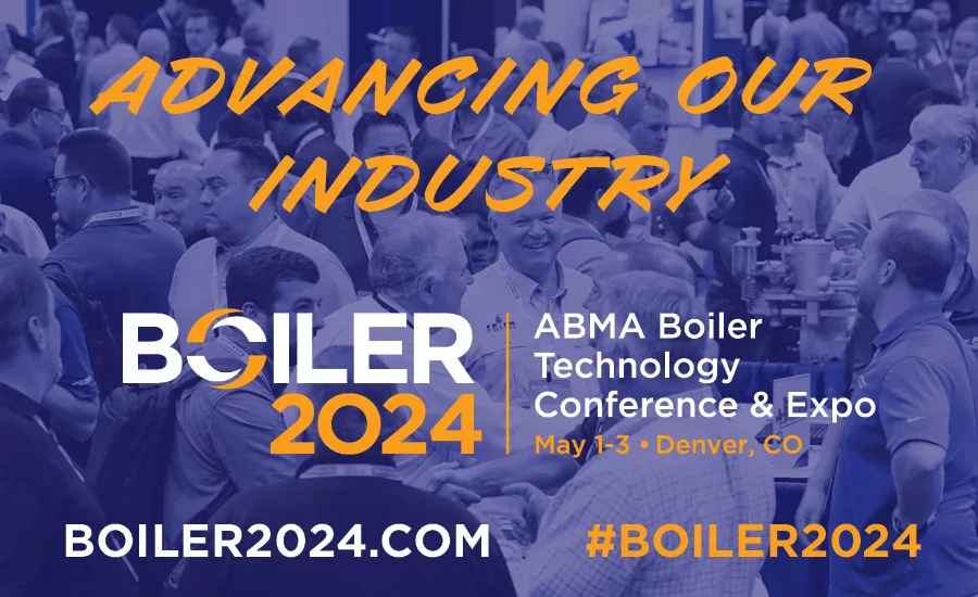 BOILER 2024, the ABMA Technology Conference & Expo, is scheduled for May 1-3 in Denver.