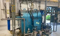 The old, compromised, 1999, firebox-style boiler that once sat at the local wastewater treatment plant. The old, compromised, 1999, firebox-style boiler that once sat at the local wastewater treatment plant.