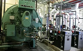 The existing system piping is an important factor to consider before retrofitting boiler systems.   