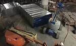 Some of the project’s largest ducts are 144 by 70 inches