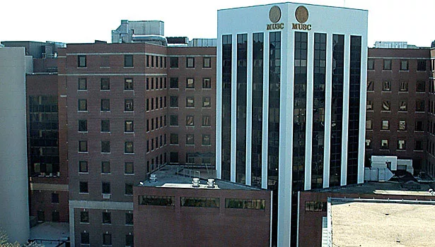 MUSC building, energy savings contract