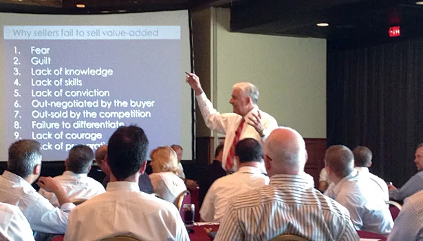 Tom Reilly discusses why sellers fail to sell value added.