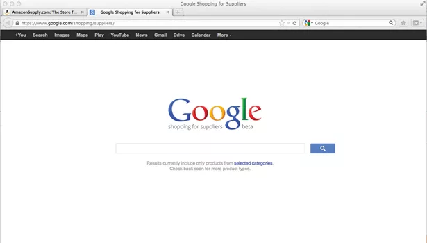 Beta version Google Shopping for Suppliers