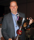 Thermostat Recycling Corp. (TRC) awarded Johnstone Supply the 2013 Big Man On Planet (BMOP) title and trophy
