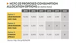 HCFC-22 Proposed consumption allocation options