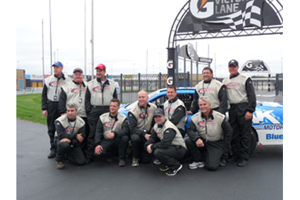 Start your engines! 4 lucky Neuco customers got to drive a race car 8 laps around Chicagoland Speedway along with a few Neuco & Siemens salespeople.