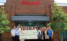 Rinnai America charity sponsorship