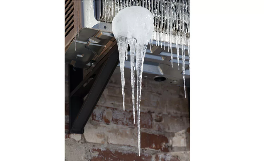 frozen air conditioner