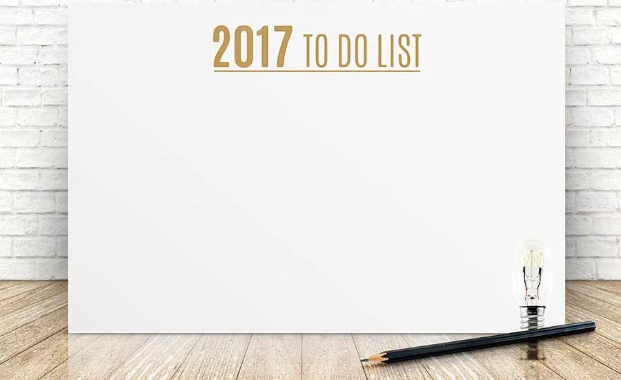 2017 to do list