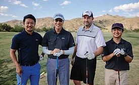 Fujitsu sales meeting golf