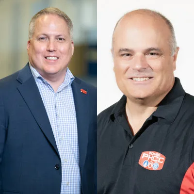 PHCC Indiana’s Dan Quinonez and PHCC Foundation’s Chuck Gillespie