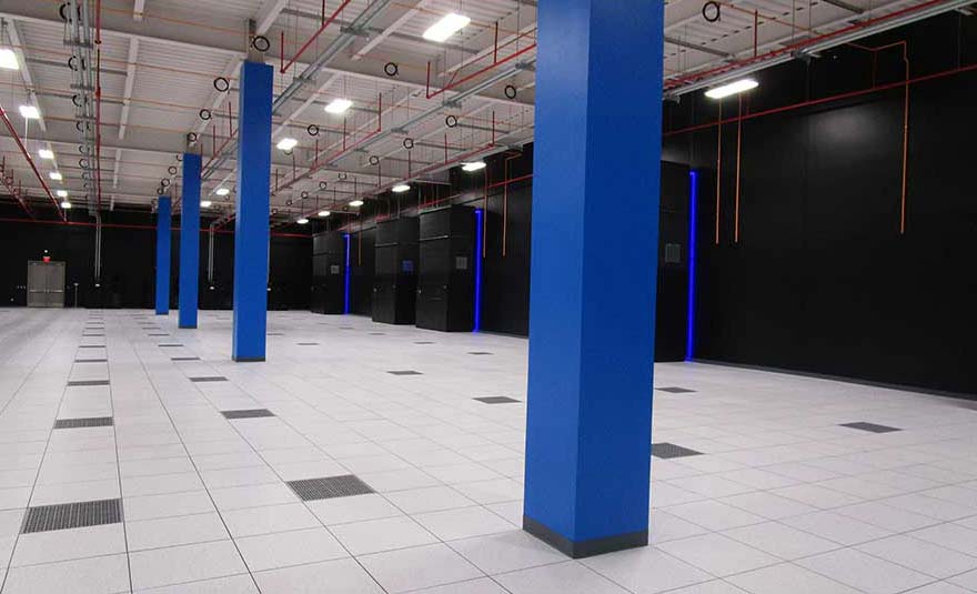 Data Center Interior.