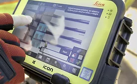 Leica geosystems icon 6 screen