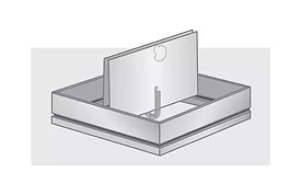Ceiling damper amca