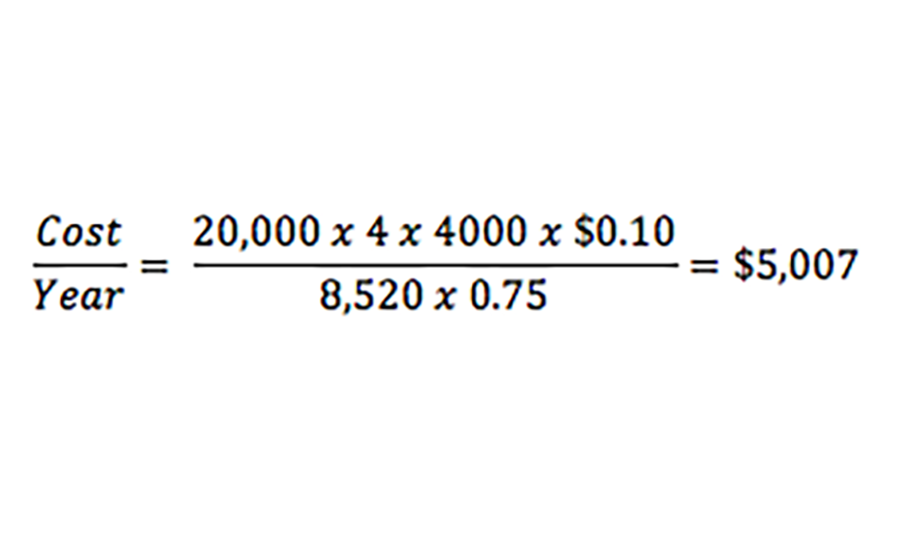 leakage calculations