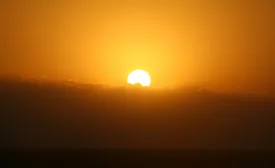 Burning sun