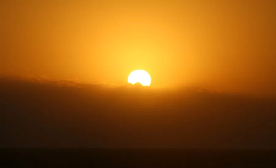 Burning sun