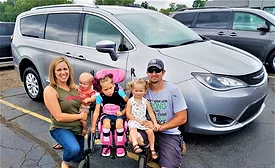 Fichtel family with van