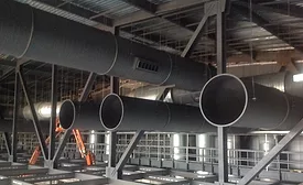 Ole miss arena spiral ductwork