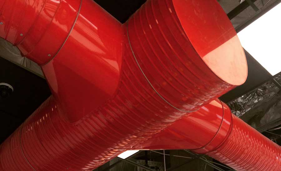 ProCoat red ductwork