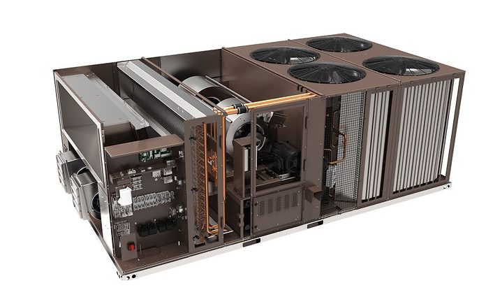 YORK Sun Choice 15-27.5 ton rooftop units reduce commercial building  operating costs | 2019-08-20 | ACHR News