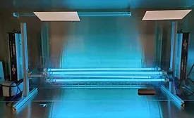 Fresh aire uv covid 19 test chamber