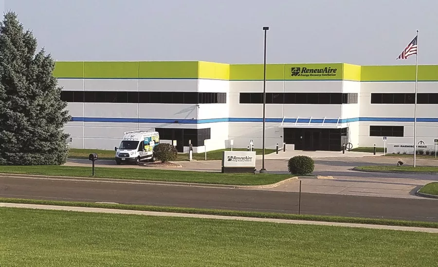 Exterior renewaires new industrial building