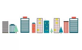 Leed cityscape