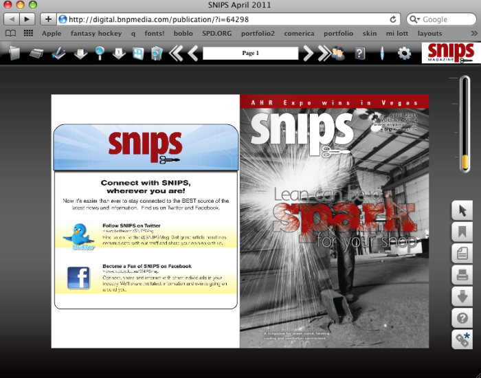 SNIPS Magazine Website