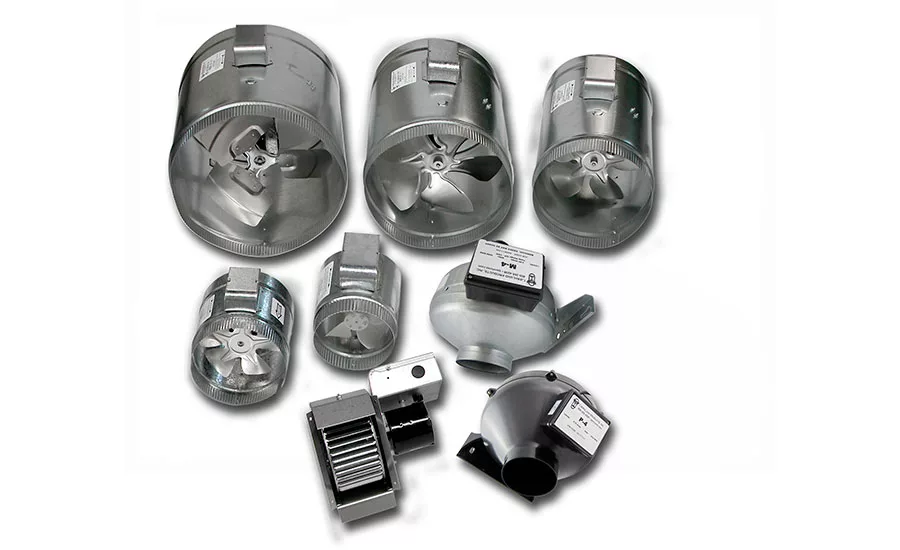 Duct booster fans