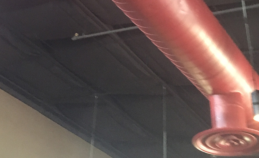 dented ductwork