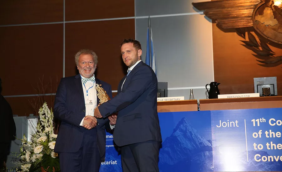 Ashrae president bjarne partnership award
